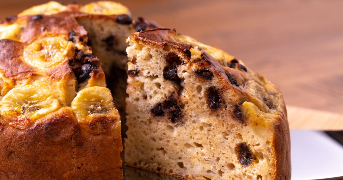 Bolo de Banana Sem Açúcar