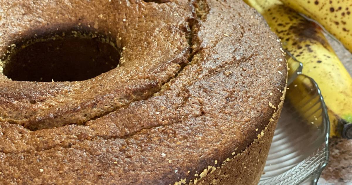 Bolo de Banana na Airfryer