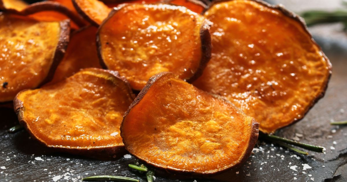 Chips de Batata Doce na Airfryer