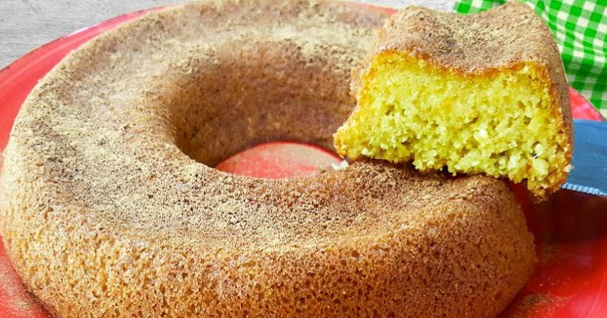 Bolo de Milho Low Carb Sem Farinha, Sem Leite, Sem Açúcar e Manteiga