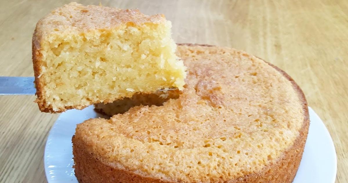 bolo de coco sem glúten e sem lactose