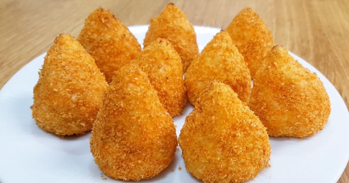 coxinhas sem glúten e sem fritura