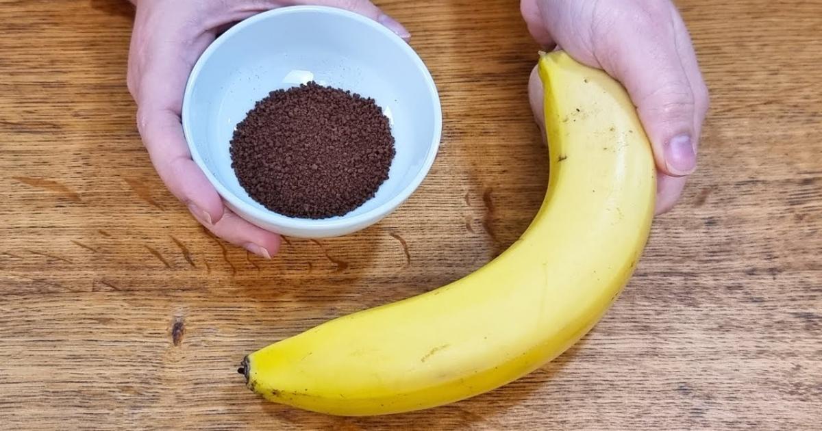 mousse de café e banana