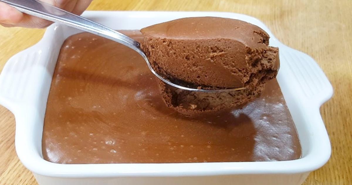 mousse de chocolate light