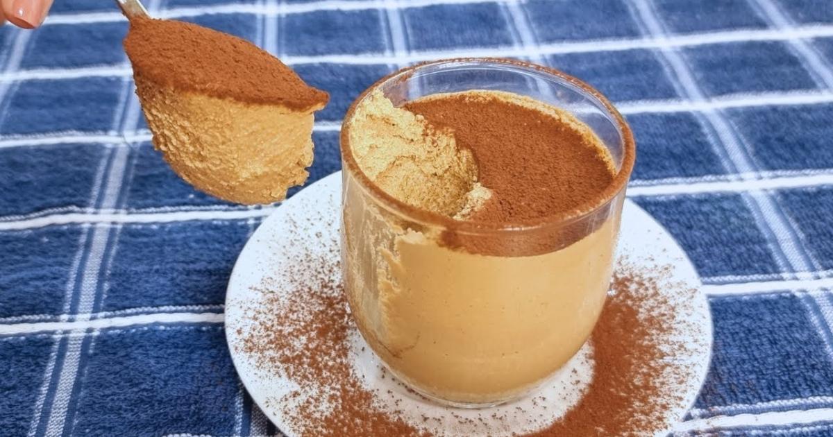 sobremesa cremosa de café low carb