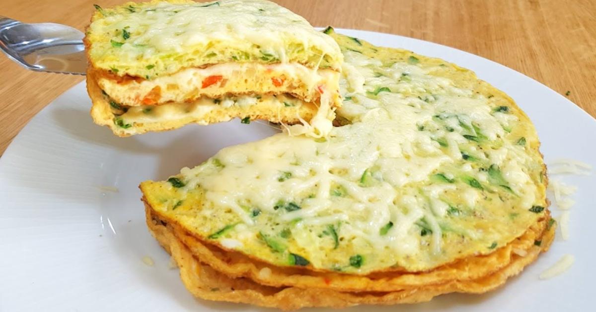 torta de omelete low carb