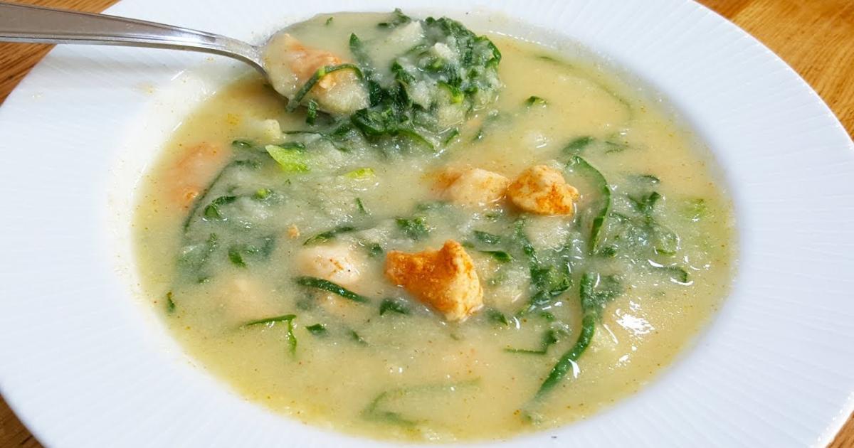 Caldo verde low carb