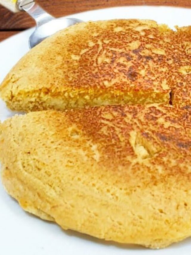 Crepe Proteico com Queijo! Lanche Sem Trigo, Feito na Frigideira de Modo Rápido e Fácil!