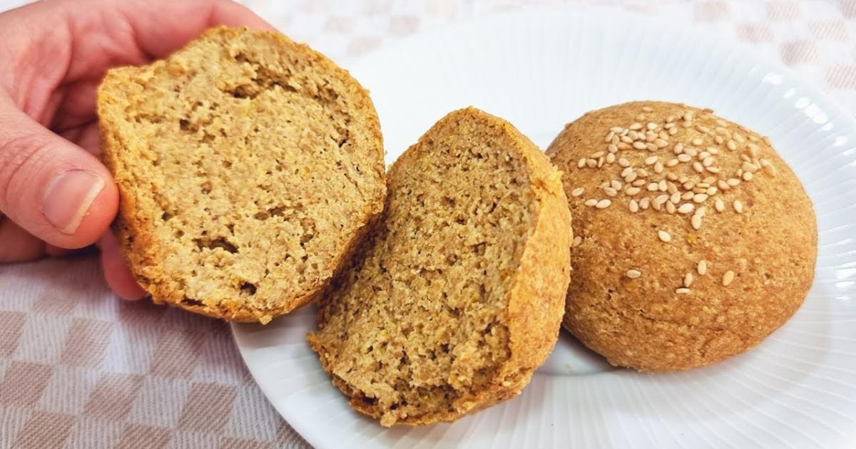 pão low carb de linhaça