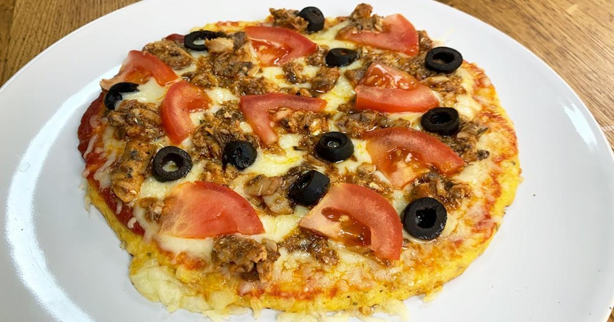 pizza de frigideira sem farinha