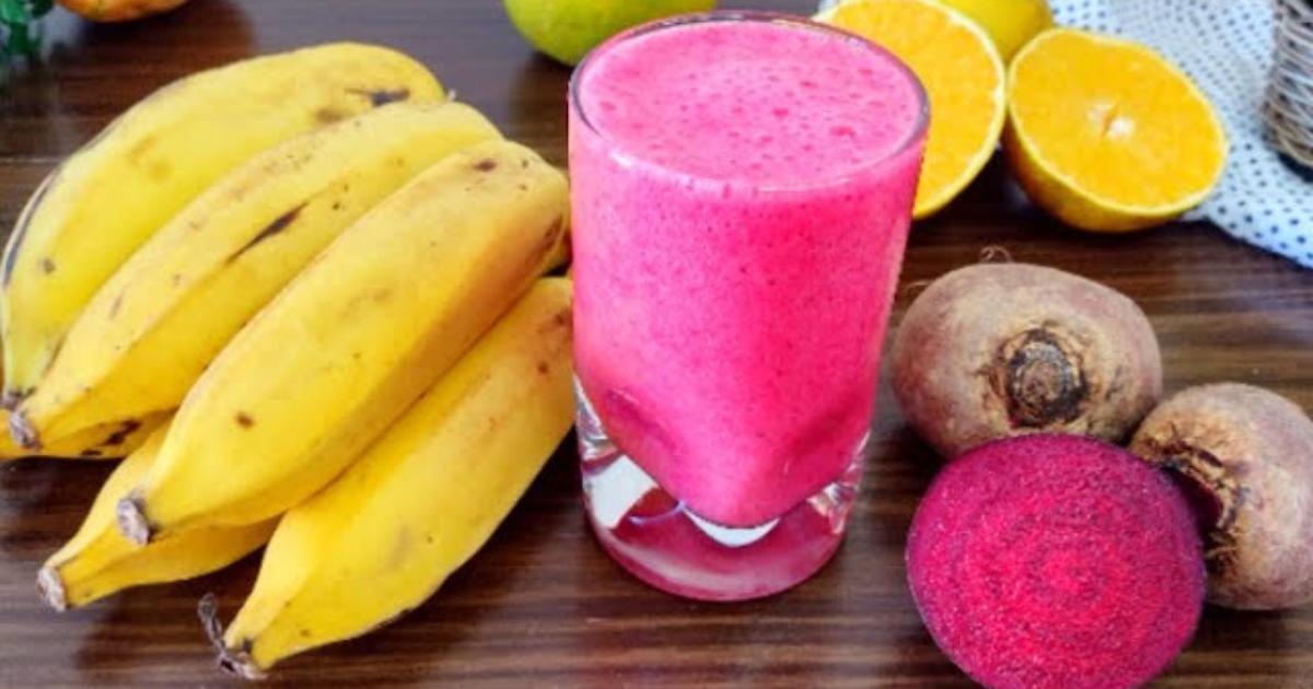 Benefícios do suco de beterraba com banana em uma receita simples e nutritiva!