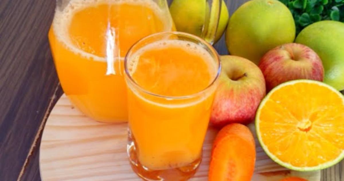 Benefícios do suco de cenoura, laranja e maçã para sua saúde!