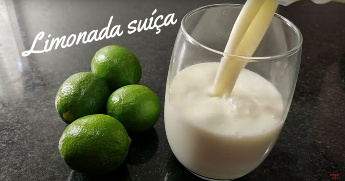 Limonada Suíça com Leite Condensado