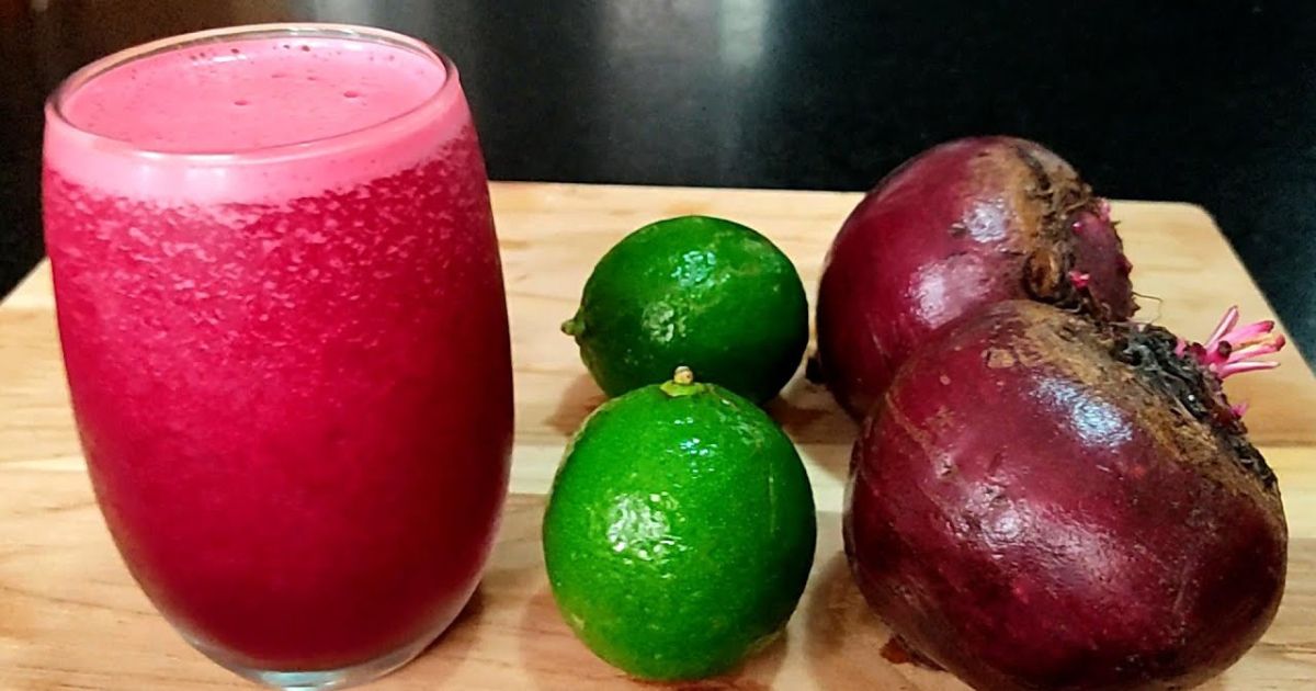 Receita de Suco de Beterraba com Limão