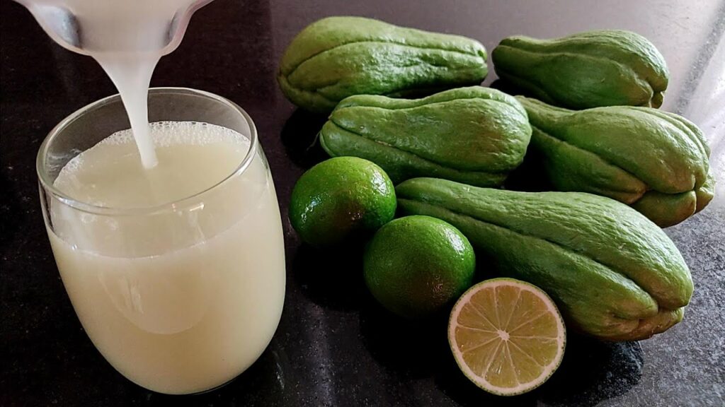 Receita do Suco de Chuchu com Limão