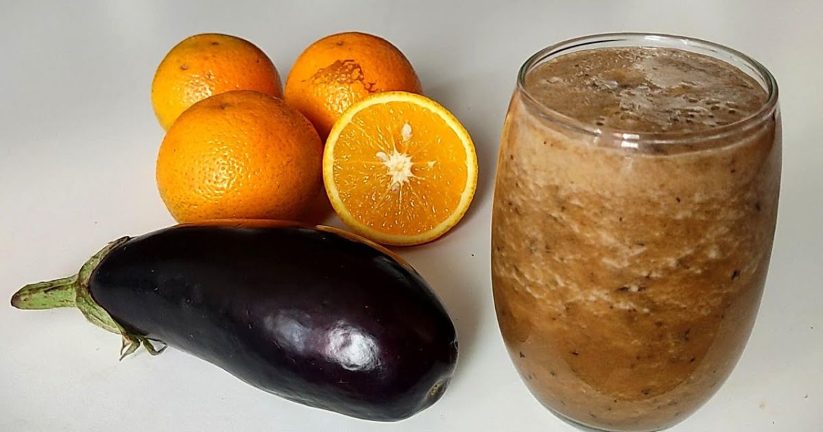 Suco de Berinjela com Laranja