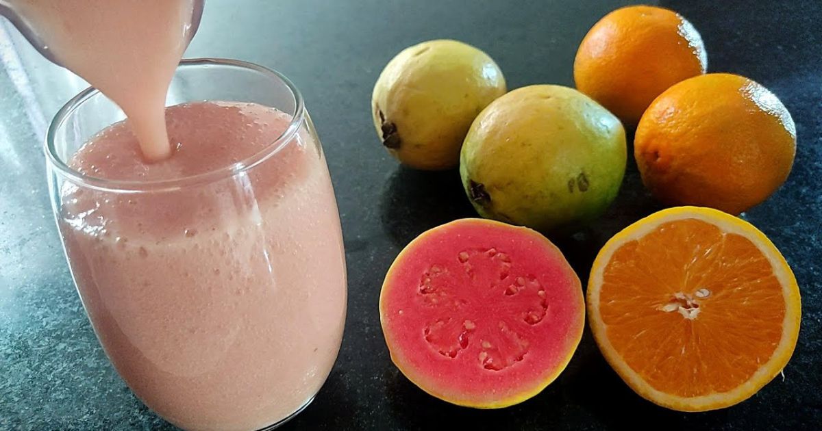 Suco de Goiaba com Laranja