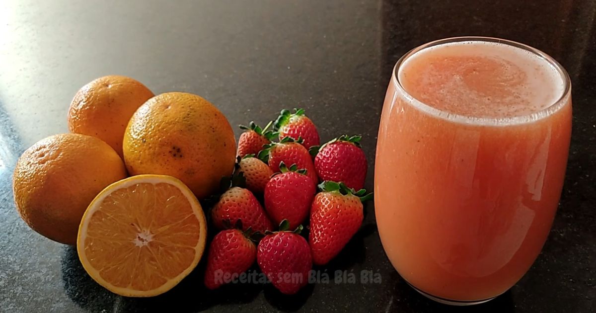 Suco de Laranja com Morango e Seus Benefícios