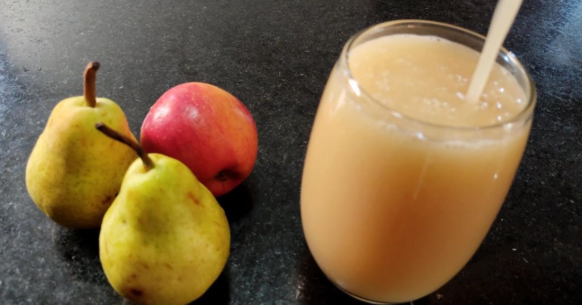 Suco de Pera com Maçã e Limão O Melhor Suco do Mundo!