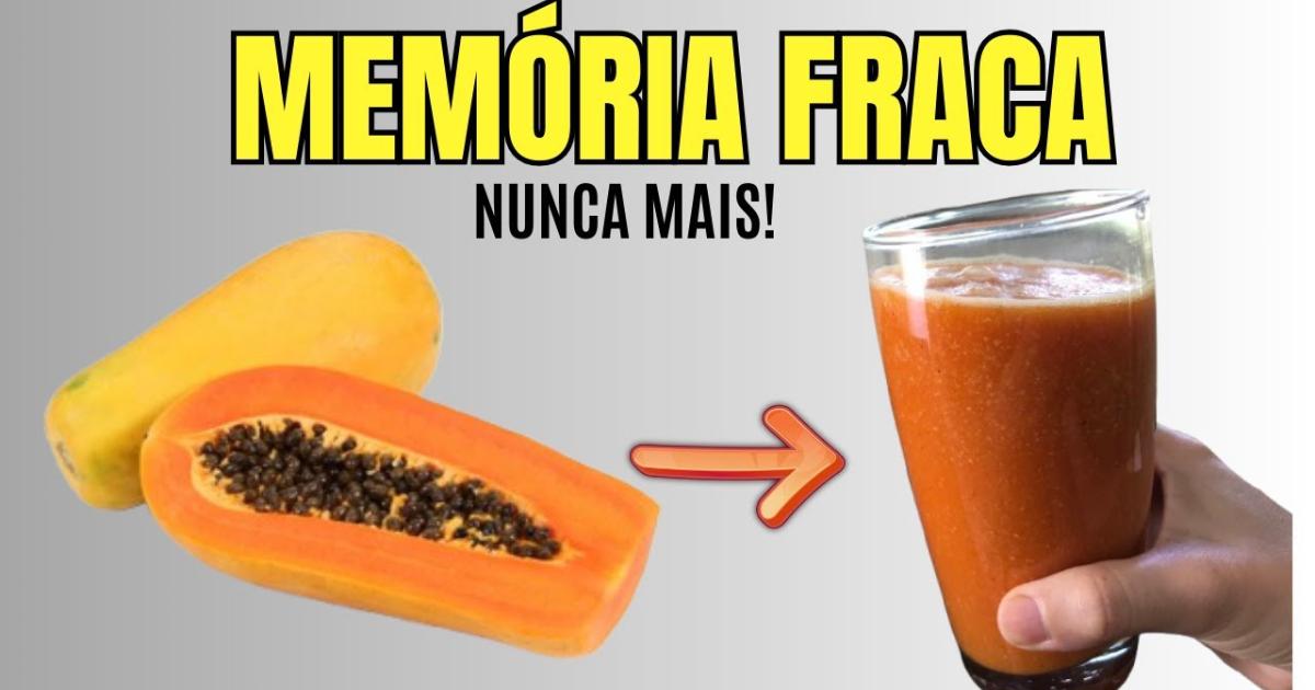 Suco para memória fraca e falta de atenção. Fácil e nutritivo!