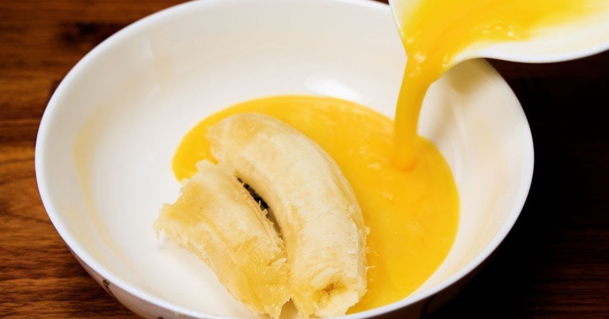 Você tem 1 Banana e 2 ovos Faça esta Receita de 5 Minutos no Café da Manhã