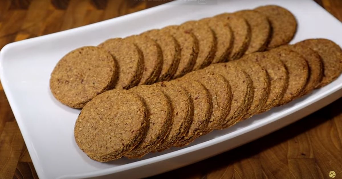 Biscoito fit de Canela e Maçã