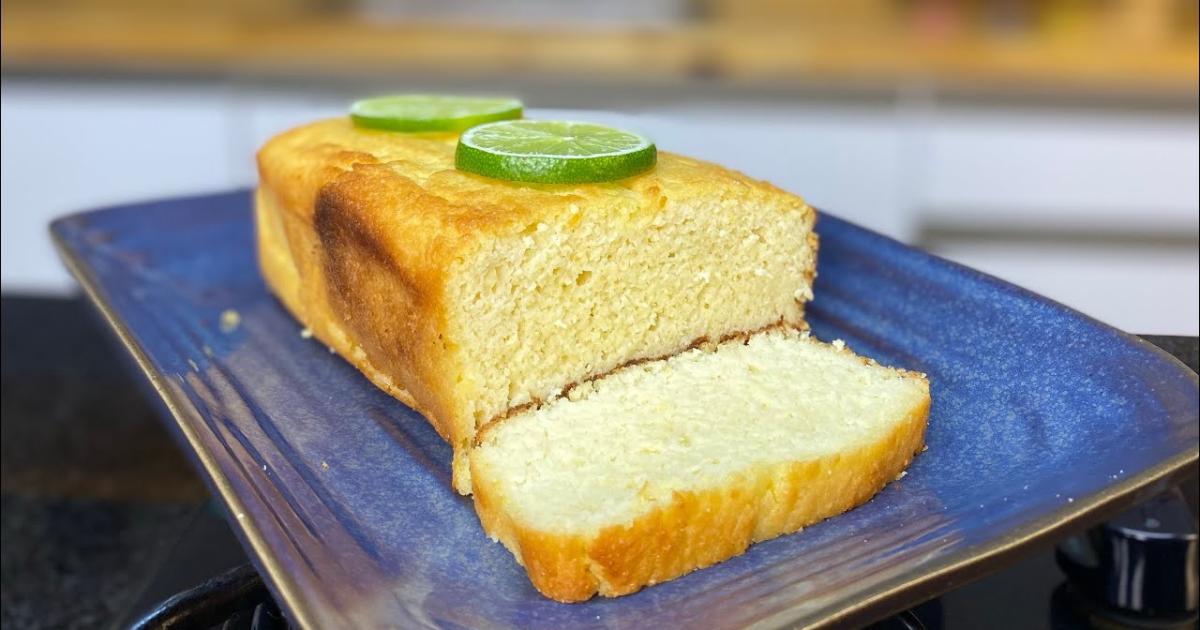 Bolo de limão low carb simples e saudável para o dia a dia.