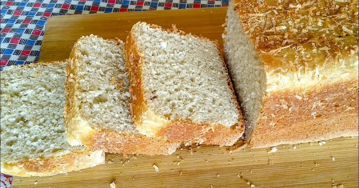 Pão de coco vegano fofinho e sem sova!