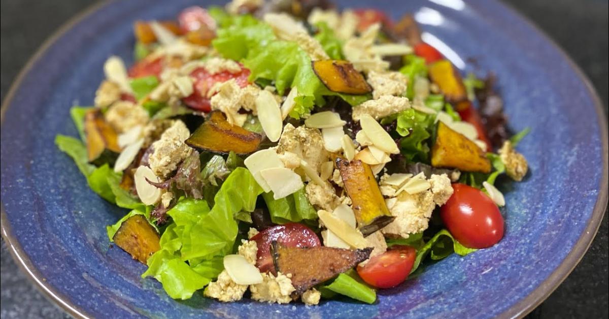 Salada perfeita sem molho – cremosa e deliciosa!