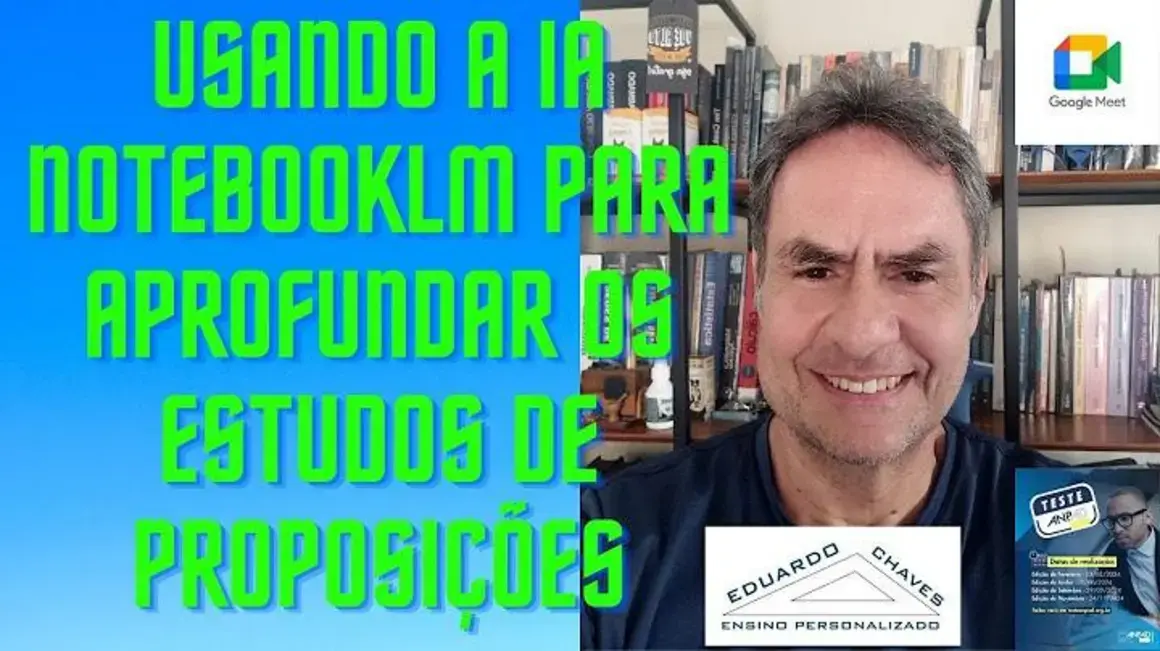 Receita de Como Utilizar NotebookLM para Aprofundar Estudos em Proposições
