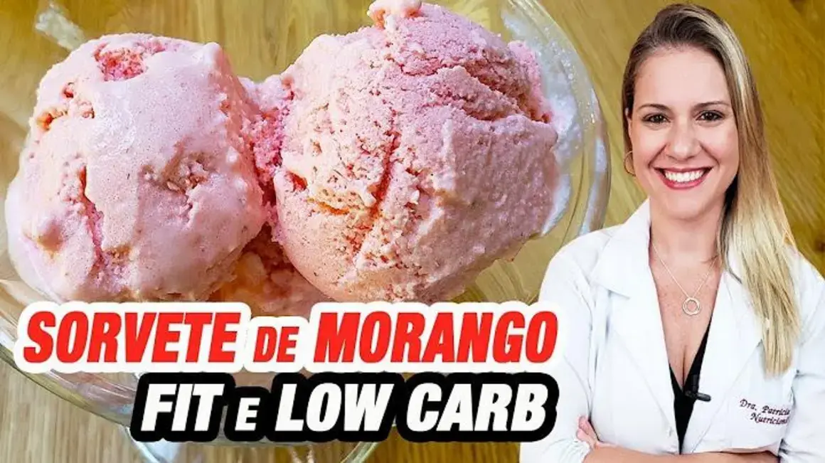 Receita de Sorvete Cremoso com Poucos Carboidratos e Sem Açúcar Fácil de Fazer