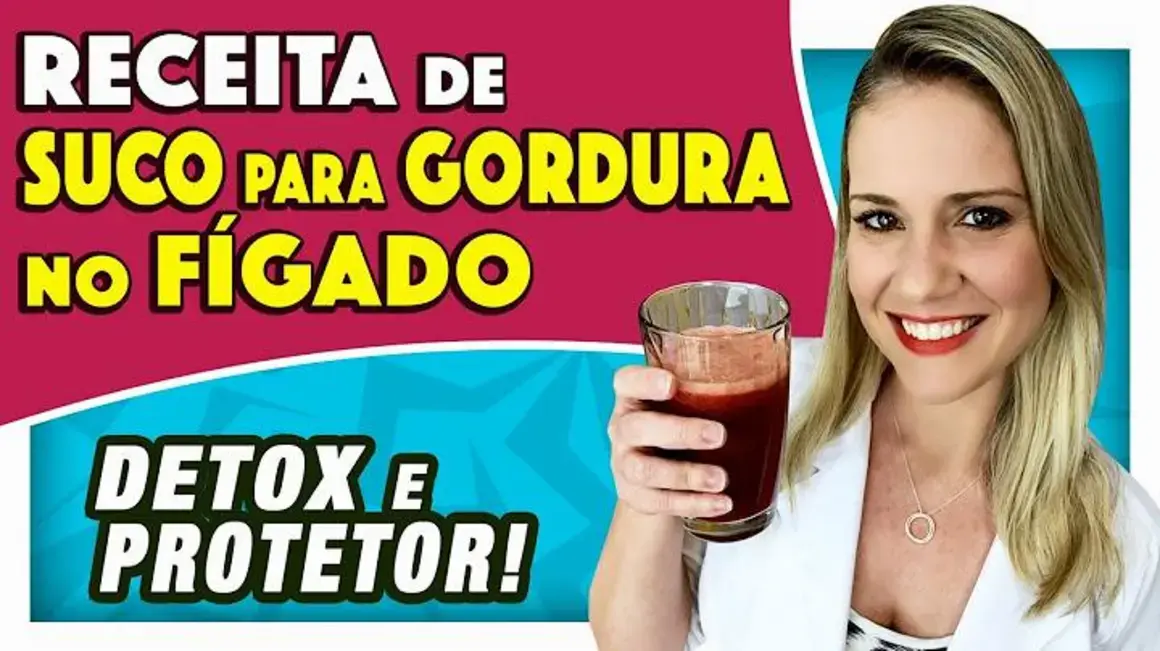 Receita de Suco Detox para Saúde do Fígado: Combate ao Fígado Gordo e Inflamado