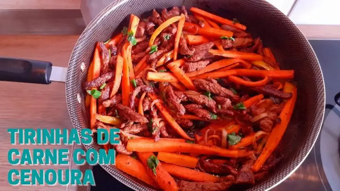 Receita de Tirinhas de Carne com Cenoura: Um Almoço Fácil e Saboroso para Todos