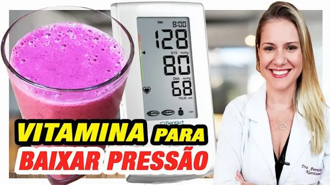 Receita de Vitamina para PRESSÃO ALTA – Deliciosa para o Coração e Fácil de Fazer