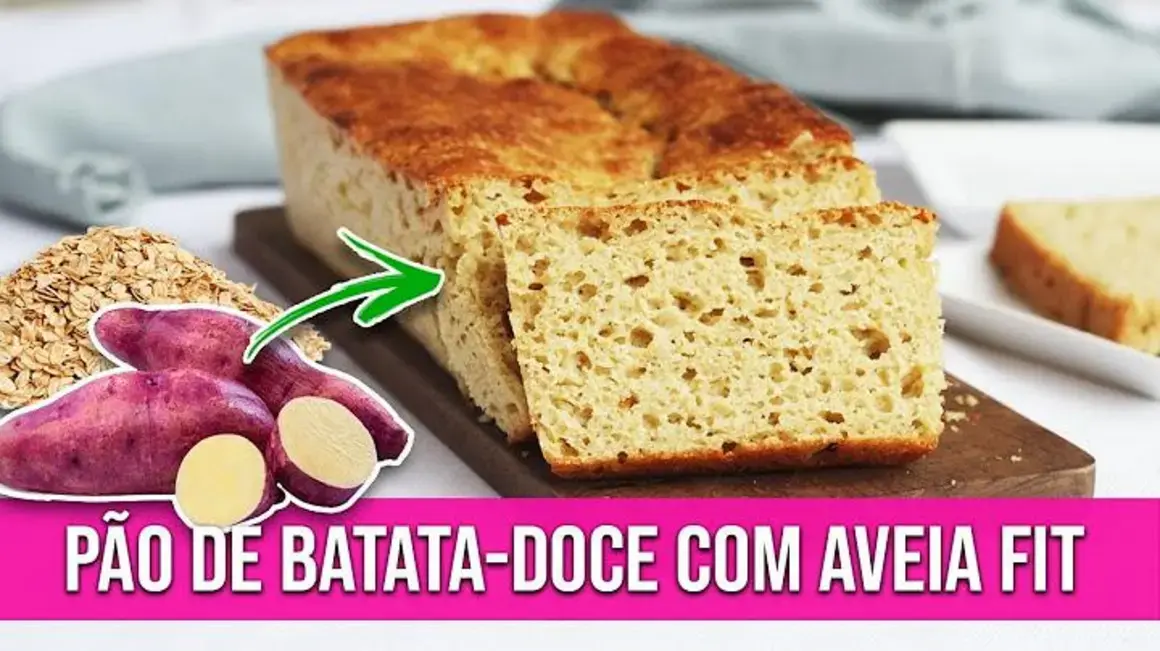 Receita de Pão de Batata-Doce com Aveia Fit Sem Sova para Saborear em Casa