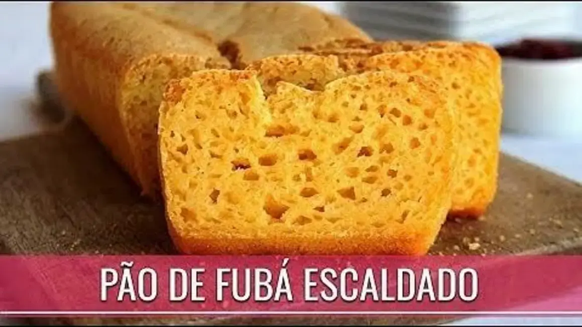 Receita de Pão de Fubá com Polvilho Doce Escaldado – Sem Glúten e Vegano