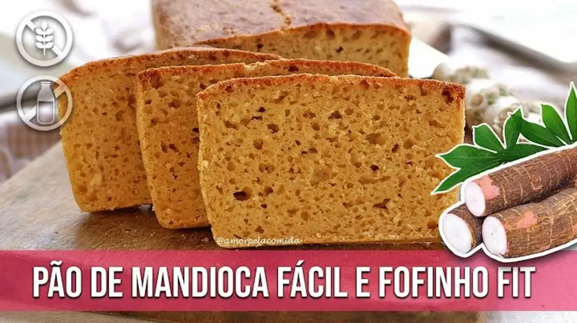 Receita de Pão de Mandioca Fit de Liquidificador para um lanche saudável e rápido