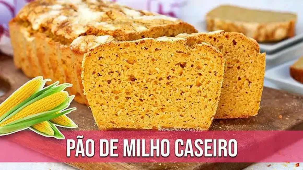 Receita de Pão de Milho Caseiro: Fácil, Sem Glúten e Sem Lactose, Sem Sovar