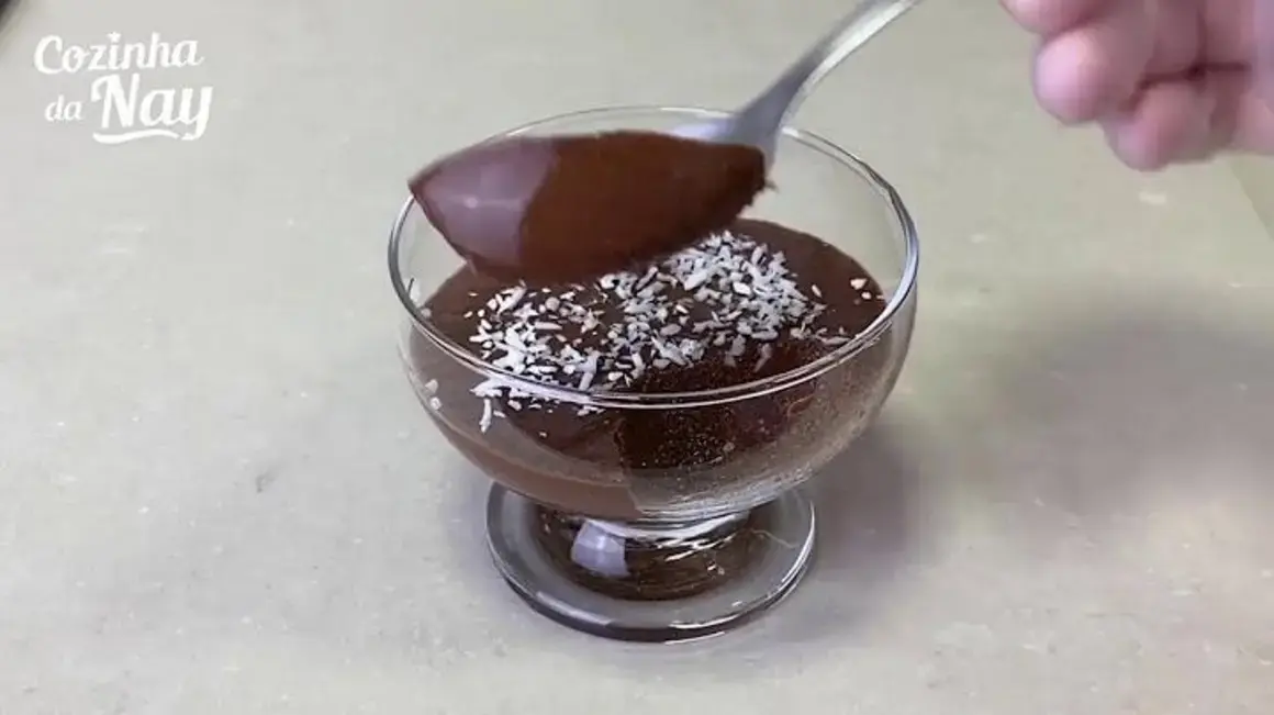 Receita de Sobremesa saudável com apenas 3 ingredientes e zero açúcar deliciosa