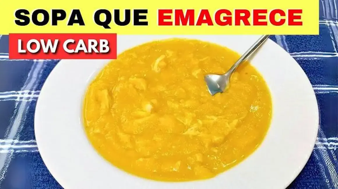 Receita de Sopa que Emagrece e Baixa Açúcar no Sangue: Rápida, Low Carb e Deliciosa