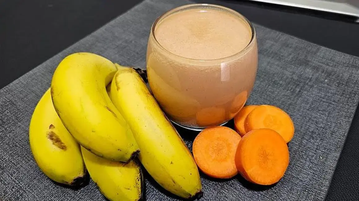 Receita de suco de cenoura com banana: descubra todos os benefícios dessa combinação