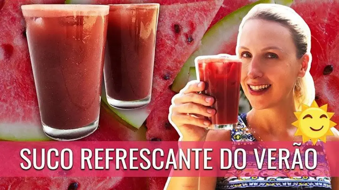 Receita de Suco Refrescante Para Acalmar Os Dias Quentes E Revitalizar O Corpo