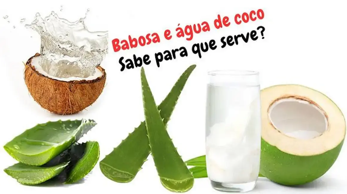 Receita de Babosa com Água de Coco: Amei essa combinação anti-inflamatória e refrescante
