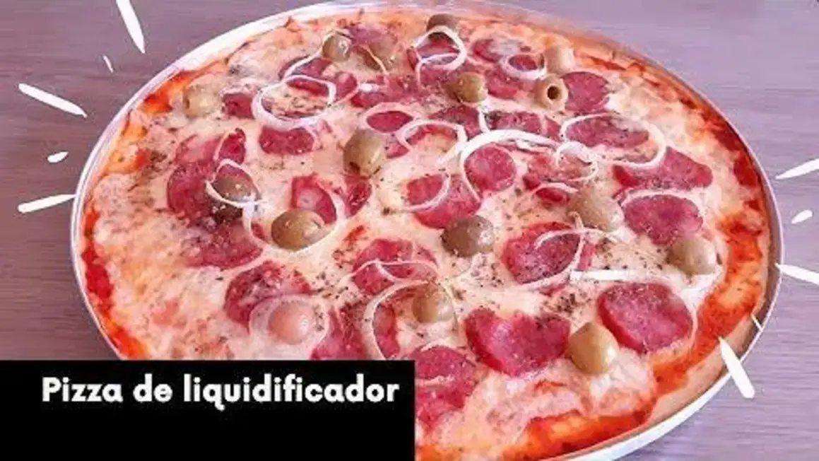 Receita de Pizza Caseira de Liquidificador: Prática e Deliciosa em Poucos Minutos