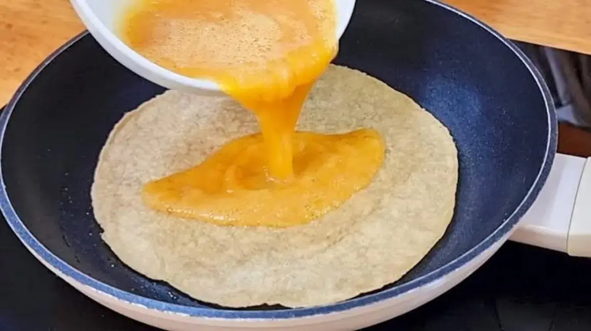 Receita de Wrap Saudável: Coloque Ovos Crus e Viciará Nesta Delícia Rápida!