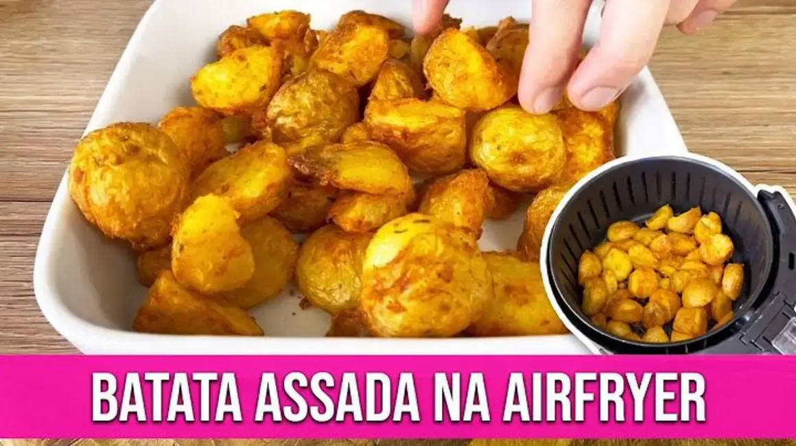 Receita de Batata Assada Crocante na Airfryer para um Acompanhamento Perfeito