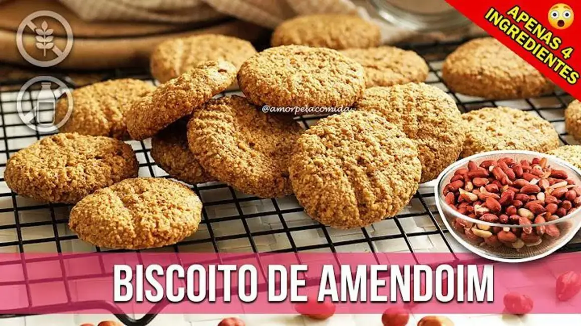 Receita de Biscoito de Amendoim: Aprenda a Fazer Essa Delícia com 4 Ingredientes