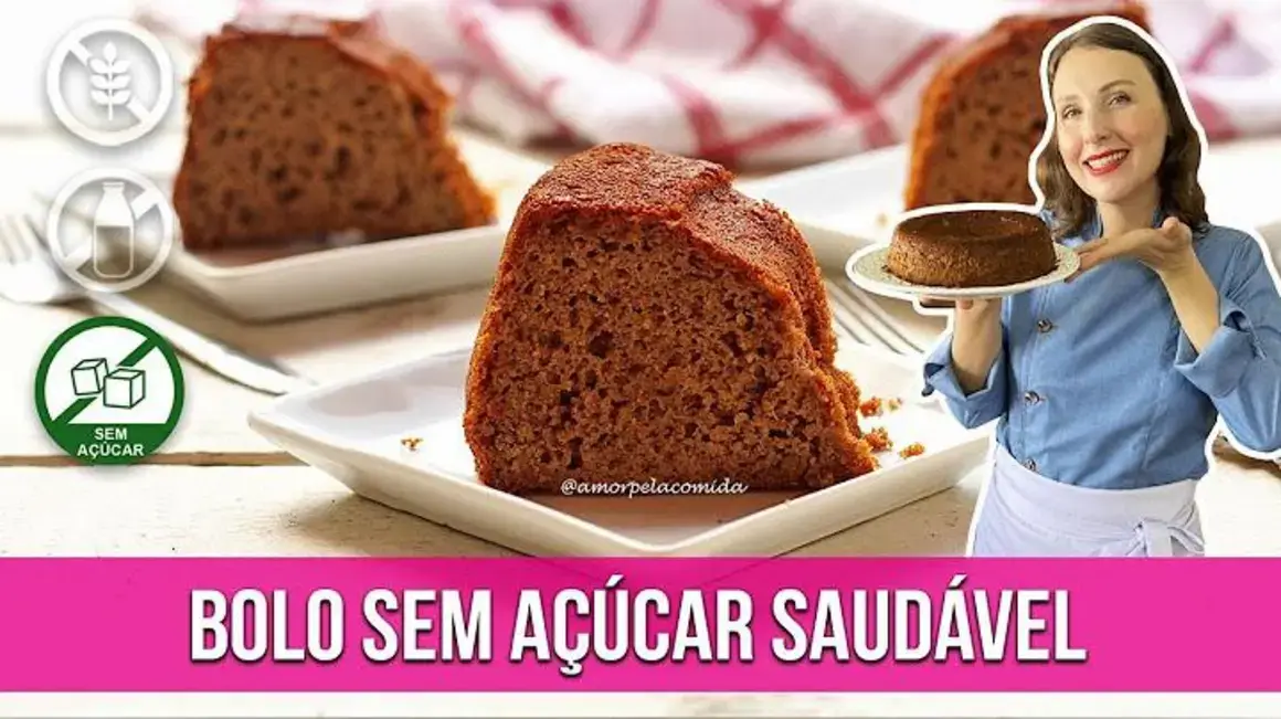 Receita de Bolo Saudável Sem Açúcar, Óleo, Trigo e Leite Para Aumentar Sua Saúde