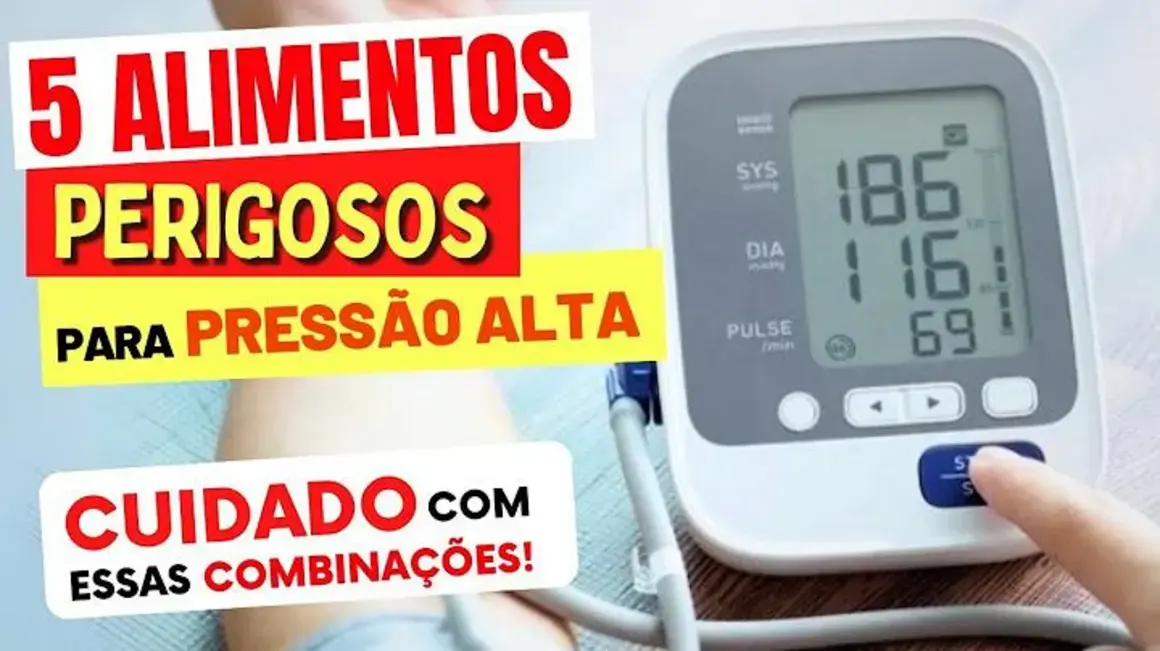Receita de Combinações de Alimentos Perigosas para Pressão Alta: Cuidado!