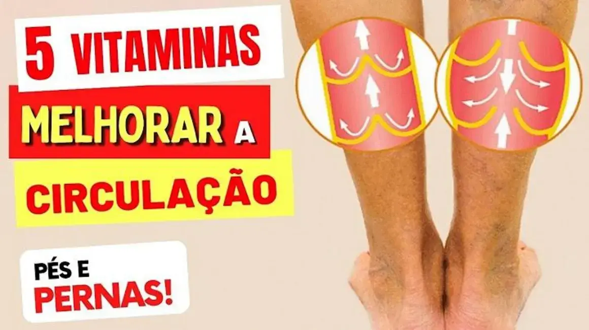 Receita de Vitaminas para Circulação nas Pernas e Pés que eu gosto e Recomendo